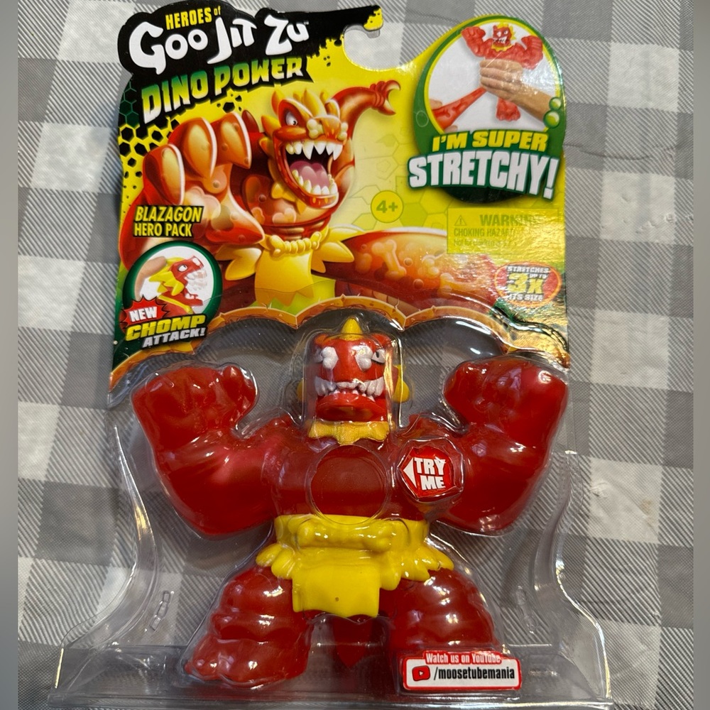 Heroes of Goo Jit Zu Dino Power BLAZAGON Chomp Attack, New Sealed Package
